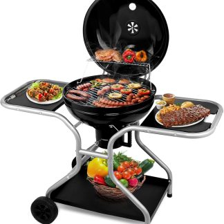 Side Table Kettle Grill