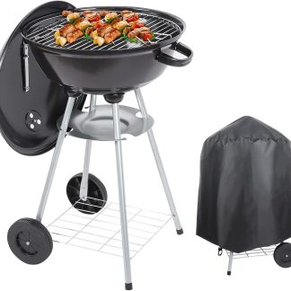 Cover Equipped Kettle Grill
